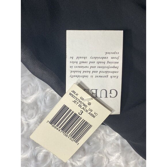 Guess Beaded Dressy Tank Beaded Size 3 Jet Black - Picture 6 of 13